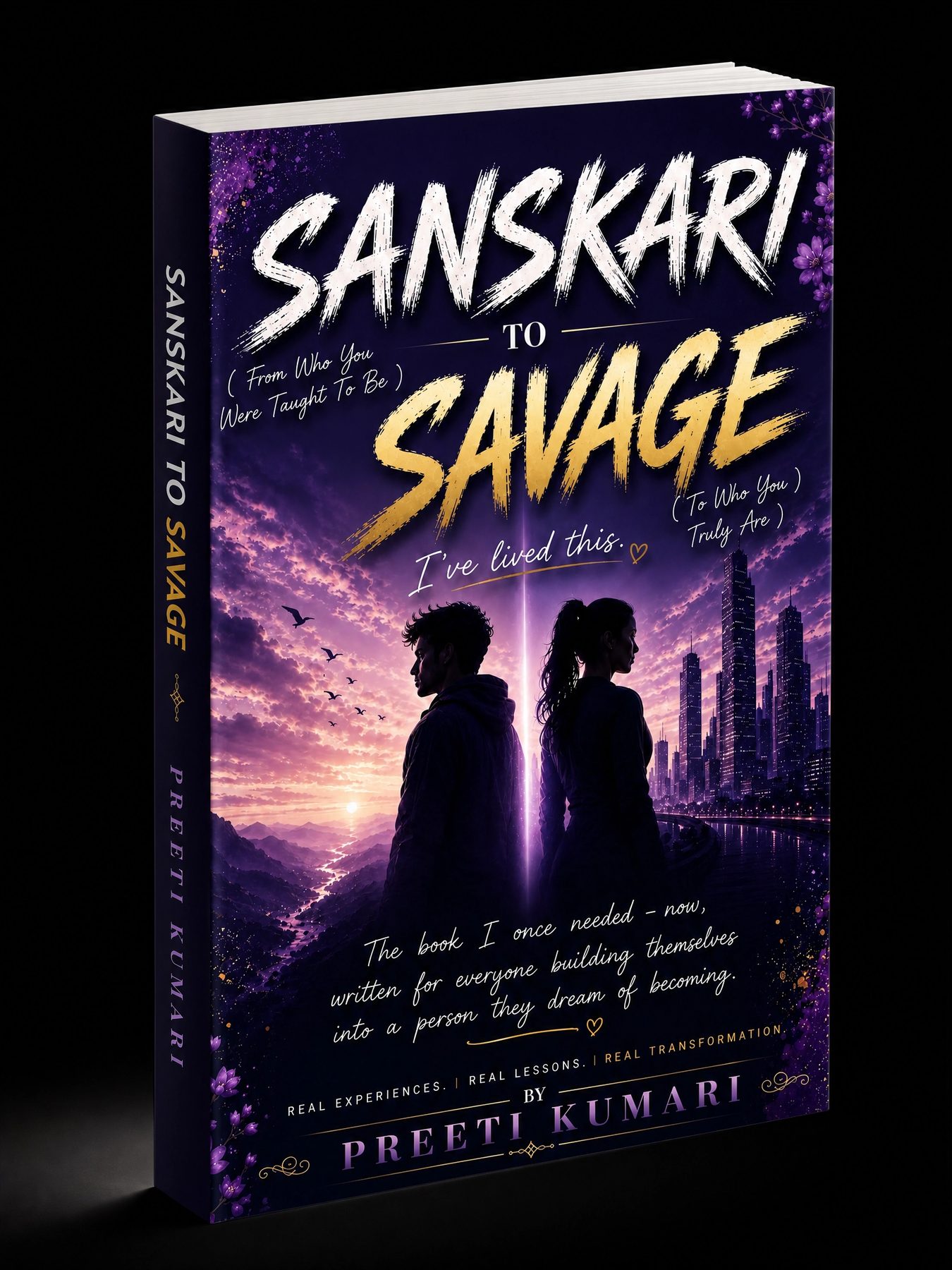 Sanskari to Savage book mockup